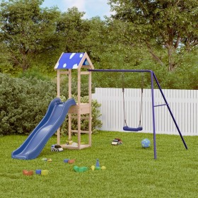 Outdoor-Spielplatz aus massivem Kiefernholz von vidaXL, Schaukeln und Spielgeräte - Ref: Foro24-3279013, Preis: 243,17 €, Rab...