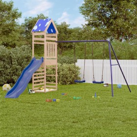 Outdoor playground made of solid pine wood by vidaXL, Swings and play structures - Ref: Foro24-3279058, Price: 372,99 €, Disc...