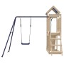 Outdoor-Spielplatz aus massivem Kiefernholz von vidaXL, Schaukeln und Spielgeräte - Ref: Foro24-3279070, Preis: 310,99 €, Rab...