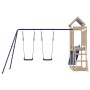 Outdoor playground made of solid pine wood by vidaXL, Swings and play structures - Ref: Foro24-3279079, Price: 347,15 €, Disc...