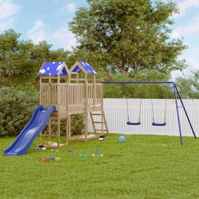 Spielplatz im Freien aus imprägniertem Kiefernholz von vidaXL, Schaukeln und Spielgeräte - Ref: Foro24-3279087, Preis: 564,99...