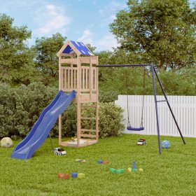 Outdoor-Spielplatz aus massivem Kiefernholz von vidaXL, Schaukeln und Spielgeräte - Ref: Foro24-3279100, Preis: 331,99 €, Rab...