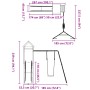 Spielplatz im Freien aus imprägniertem Kiefernholz von vidaXL, Schaukeln und Spielgeräte - Ref: Foro24-3279102, Preis: 352,97...