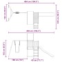 Massivholz-Außenspielplatz Douglas3156935 von vidaXL, Schaukeln und Spielgeräte - Ref: Foro24-3279206, Preis: 434,32 €, Rabat...