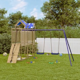 Spielplatz im Freien aus imprägniertem Kiefernholz von vidaXL, Schaukeln und Spielgeräte - Ref: Foro24-3279231, Preis: 544,99...