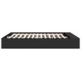 Black engineered wood bed frame 200x200 cm by vidaXL, Beds and slatted bases - Ref: Foro24-3280539, Price: 165,76 €, Discount: %