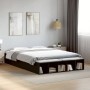 Estructura de cama madera de ingeniería negra 160x200 cm de vidaXL, Camas y somieres - Ref: Foro24-3280553, Precio: 181,91 €,...