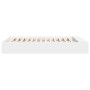 Estructura de cama madera de ingeniería blanca 140x200 cm de vidaXL, Camas y somieres - Ref: Foro24-3280566, Precio: 147,75 €...