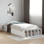 White engineered wood bed frame 90x200 cm by vidaXL, Beds and slatted bases - Ref: Foro24-3280608, Price: 105,54 €, Discount: %