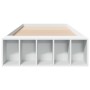 Estructura de cama madera de ingeniería blanca 90x200 cm de vidaXL, Camas y somieres - Ref: Foro24-3280608, Precio: 105,54 €,...