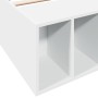 Estructura de cama madera de ingeniería blanca 100x200 cm de vidaXL, Camas y somieres - Ref: Foro24-3280601, Precio: 112,12 €...