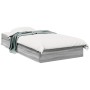 Cama con cajones madera ingeniería gris Sonoma 100x200 cm de vidaXL, Camas y somieres - Ref: Foro24-3280676, Precio: 146,71 €...