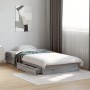 Cama con cajones madera ingeniería gris Sonoma 100x200 cm de vidaXL, Camas y somieres - Ref: Foro24-3280676, Precio: 146,71 €...