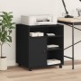 Druckerständer mit Rollen schwarz 60x50x67 cm von vidaXL, Drucker unterstützt - Ref: Foro24-840626, Preis: 103,32 €, Rabatt: %