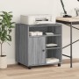 Druckerständer mit Rollen Sonoma grau 60x50x67 cm von vidaXL, Drucker unterstützt - Ref: Foro24-840630, Preis: 98,98 €, Rabat...