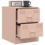 Nightstands 2 units pink steel 34.5x39x44 cm by vidaXL, Nightstands - Ref: Foro24-841622, Price: 121,99 €, Discount: %