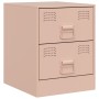 Nightstands 2 units pink steel 34.5x39x44 cm by vidaXL, Nightstands - Ref: Foro24-841622, Price: 121,99 €, Discount: %