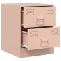 Nightstands 2 units pink steel 34.5x39x44 cm by vidaXL, Nightstands - Ref: Foro24-841622, Price: 121,99 €, Discount: %