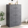 Anthracite steel sideboard 67x39x107 cm by vidaXL, Sideboards - Ref: Foro24-841657, Price: 170,61 €, Discount: %