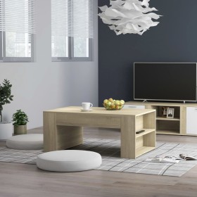 Sonoma oak plywood coffee table 100x60x42 cm by vidaXL, Coffee table - Ref: Foro24-802114, Price: 64,99 €, Discount: %