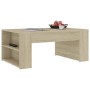 Mesa de centro contrachapada color roble Sonoma 100x60x42 cm de vidaXL, Mesas de centro - Ref: Foro24-802114, Precio: 64,87 €...