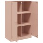 Aparador de acero rosa 67x39x107 cm de vidaXL, Aparadores - Ref: Foro24-841662, Precio: 164,99 €, Descuento: %