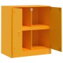 Aparador de acero amarillo mostaza 67x39x73 cm de vidaXL, Aparadores - Ref: Foro24-841676, Precio: 122,95 €, Descuento: %