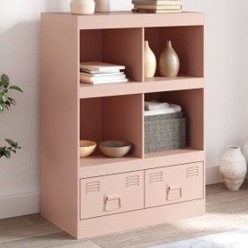 Pink steel sideboard 67x39x95 cm by vidaXL, Sideboards - Ref: Foro24-841800, Price: 142,34 €, Discount: %