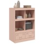 Aparador de acero rosa 67x39x95 cm de vidaXL, Aparadores - Ref: Foro24-841800, Precio: 142,28 €, Descuento: %