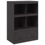 Black steel sideboard 67x39x95 cm by vidaXL, Sideboards - Ref: Foro24-841799, Price: 133,99 €, Discount: %