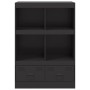 Black steel sideboard 67x39x95 cm by vidaXL, Sideboards - Ref: Foro24-841799, Price: 133,99 €, Discount: %