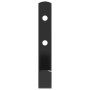 J-shaped wall hooks 12 units black steel by vidaXL, Horse rein accessories - Ref: Foro24-172460, Price: 19,99 €, Discount: %