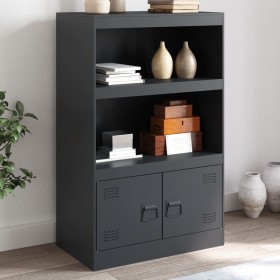 Anthracite steel sideboard 67x39x107 cm by vidaXL, Sideboards - Ref: Foro24-841669, Price: 139,99 €, Discount: %