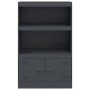 Anthracite steel sideboard 67x39x107 cm by vidaXL, Sideboards - Ref: Foro24-841669, Price: 140,07 €, Discount: %