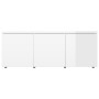 Glänzend weißer Sperrholz-TV-Schrank 80x34x30 cm von vidaXL, TV-Möbel - Ref: Foro24-801865, Preis: 71,10 €, Rabatt: %