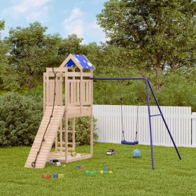 Outdoor playground made of solid pine wood by vidaXL, Swings and play structures - Ref: Foro24-3278992, Price: 431,99 €, Disc...