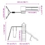 Outdoor-Spielplatz aus massivem Kiefernholz von vidaXL, Schaukeln und Spielgeräte - Ref: Foro24-3279121, Preis: 325,99 €, Rab...