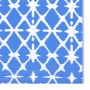 Alfombra de exterior PP azul y blanco 80x150 cm de vidaXL, Protectores para exterior - Ref: Foro24-310444, Precio: 18,90 €, D...