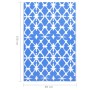 Alfombra de exterior PP azul y blanco 80x150 cm de vidaXL, Protectores para exterior - Ref: Foro24-310444, Precio: 18,90 €, D...