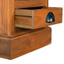 Solid teak wood 5-drawer cabinet 35x30x60 cm by vidaXL, Drawers - Ref: Foro24-289065, Price: 118,36 €, Discount: %