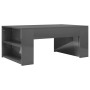 Glossy gray plywood coffee table 100x60x42 cm by vidaXL, Coffee table - Ref: Foro24-802119, Price: 55,72 €, Discount: %