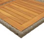 Garten-Essgruppe 9-teilig und graue synthetische Rattankissen von vidaXL, Gartensets - Ref: Foro24-3277909, Preis: 471,33 €, ...