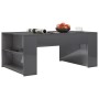 Mesa de centro madera contrachapada gris brillante 100x60x42 cm de vidaXL, Mesas de centro - Ref: Foro24-802119, Precio: 55,7...