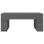 Glossy gray plywood coffee table 100x60x42 cm by vidaXL, Coffee table - Ref: Foro24-802119, Price: 55,72 €, Discount: %