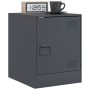 Bedside tables 2 units anthracite gray 34.5x39x44 cm by vidaXL, Nightstands - Ref: Foro24-841612, Price: 83,66 €, Discount: %