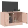 Pink steel TV cabinet 67x39x44 cm by vidaXL, TV Furniture - Ref: Foro24-841633, Price: 79,86 €, Discount: %