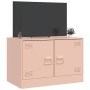 Pink steel TV cabinet 67x39x44 cm by vidaXL, TV Furniture - Ref: Foro24-841633, Price: 79,86 €, Discount: %