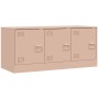 Mueble para TV de acero rosa 99x39x44 cm de vidaXL, Muebles TV - Ref: Foro24-841644, Precio: 105,71 €, Descuento: %