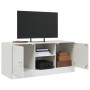 White steel TV cabinet 99x39x44 cm by vidaXL, TV Furniture - Ref: Foro24-841690, Price: 102,99 €, Discount: %