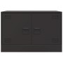 Mueble para TV de acero negro 67x39x44 cm de vidaXL, Muebles TV - Ref: Foro24-841631, Precio: 75,66 €, Descuento: %